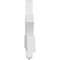Ekena Millwork Kennewick Architectural Grade PVC Gable Bracket, 84"W x 14"H x 2"D x 4"F, 4/12 Pitch GBP084X14X0204KEN00 - alternate 4